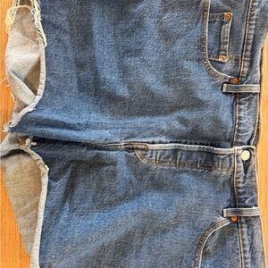 Levi's Light Blue Denim Shorts